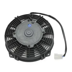 AUTOFAB 7.5" Low Profile Puller Straight Blade 12 V Waterproof RPM4300 Electric Radiator Engine Cooling Fan EPRCFS75F