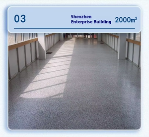 Pittura Epossidica Autolivellante Oakhouse con Sabbia Colorata Effetto Marmo per Pavimenti in Cemento di Casa e Officina, Resistente all'Usura per Interni - Product Image 6