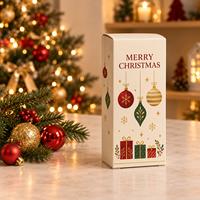 Boîtes en carton personnalisées imprimées pour Noël avec logo pour l'emballage de cadeaux de fin d'année