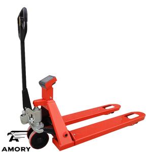 Transpallet Manuale Idraulico da 2 Tonnellate con Bilancia Certificato CE per Uso in Magazzino YY690N-2T-C - Product Image 2