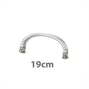 Manico per borsa Ilan 19cm con chiusura in metallo per accessorio borsa - Product Image 1