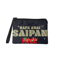 Dompet Koin Cetak Saipan Produksi Khusus, Dompet Resleting Kompak untuk Menyimpan Kartu dan Uang Koin, serta Hadiah Liburan yang Dipersonalisasi