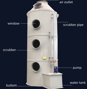 Thép không gỉ phun nước tháp cho bụi công nghiệp & axit Mist loại bỏ chất thải khí carbon thép khử lưu huỳnh làm sạch máy - Product Image 4