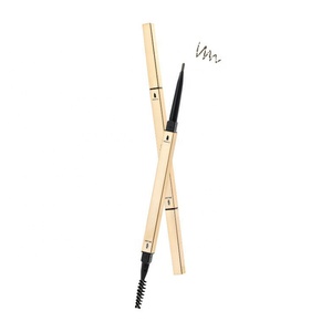 Zhenhai nhãn hiệu riêng logo của bạn kim loại đồng ống vàng hai đầu lông mày bút chì với lông mày Mascara - Product Image 6