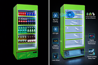 Refrigerador de una Puerta de Vidrio Grande de 718L con Enfriamiento por Compresor, Ideal para Supermercados, Hoteles y Uso Doméstico, Venta Directa de Fábrica