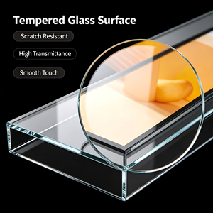 Caja <span class=keywords><strong>de</strong></span> Luz LED Publicitaria <span class=keywords><strong>de</strong></span> Vidrio Templado Ultrafino con Inserto Superior para Cambio Rápido <span class=keywords><strong>de</strong></span> Póster, para Publicidad <span class=keywords><strong>de</strong></span> Menús en Restaurantes - Product Image 4