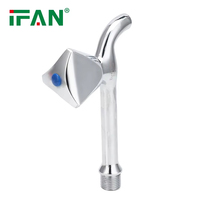 Robinet mural en alliage de zinc IFAN ODM OEM pour salle de bain, machine à laver