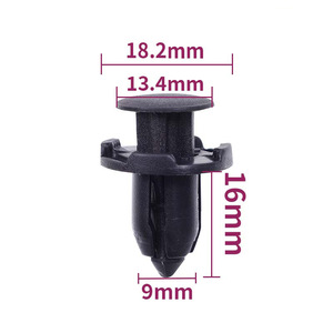 Auto Plastic <b>Clip</b> 18.2mm x 16mm <b>Car</b> Door Bumper Fastener Replacement Part - Product Image 1