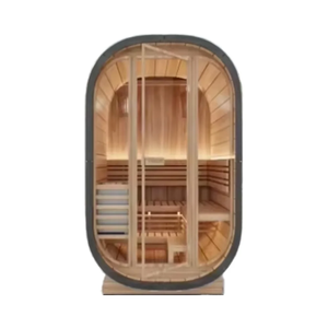 Aanpasbare <span class=keywords><strong>Mini</strong></span>-Formaat Massief Hout Moderne Natte Stoomsauna Kamer Met Bedieningspaneel 2 Personen Capaciteit - Product Image 6