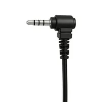 Écouteur intra-auriculaire ergonomique souple BAOFENG AT1 avec câble micro pour talkie-walkie réseau public, accessoire radio bidirectionnelle