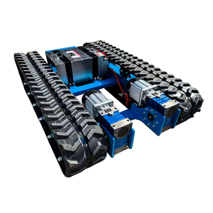 Công nghiệp 500m Khoảng cách điều khiển từ xa khung gầm bánh xích, khung gầm bánh xích với hộp điều khiển điện - Product Image 2