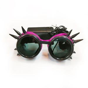 Lunettes Steampunk <span class=keywords><strong>2022</strong></span>, kaléidoscope, festival rave, holographiques, rétro, fête, cosplay, lunettes de soleil - Product Image 5