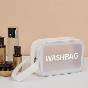 Waterproof Transparent PVC Travel Toiletry Bag for <strong>Women</strong> Men <strong>Washbag</strong> 3 PCS Set Makeup Cosmetic Organizer Pouch - Product Image 3