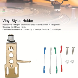 Coque de tête de cartouche dorée sur mesure pour lecteur de disques vinyles LP, gramophone, pièces en aluminium - Product Image 4