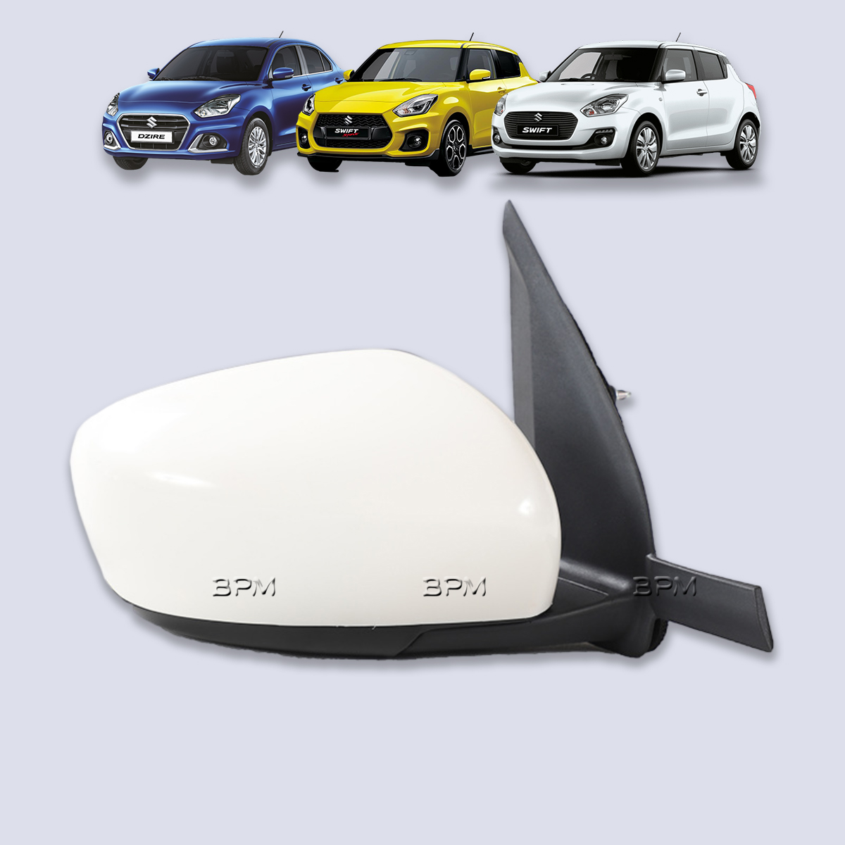 SIDE REARVIEW MIRROR MANUAL LOW for MARUTI SUZUKI SWIFT