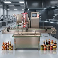 Machine de remplissage de moutarde, machine de remplissage de chutney épais et de pâtes liquides visqueuses, machine de remplissage à pompe rotative haute vitesse 1 tête