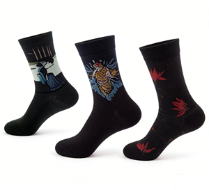 Chaussettes de skateboard unisexes en coton, colorées et amusantes, personnalisées en gros, avec motifs imprimés <span class=keywords><strong>pour</strong></span> les 4 saisons - Product Image 5