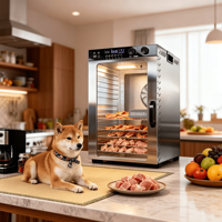 Déshydrateur Commercial 18 Plateaux en Acier Inoxydable, Séchoir Intelligent pour Friandises pour Animaux et Fabrication d'Aliments pour Chiens