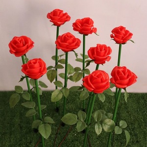 Pelouse extérieure fleur lampe voie décor de noël jardin <span class=keywords><strong>salle</strong></span> de <span class=keywords><strong>mariage</strong></span> alimenté Rose lumière étanche - Product Image 5