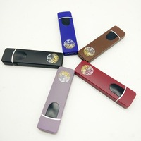 Briquet USB Rechargeable Anti-Vent Amélioré En Gros, Briquet Électronique USB Créatif avec Cordon