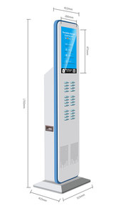 Biểu tượng tùy chỉnh ngân hàng điện cho thuê pin di động máy bán hàng tự động ngân hàng điện chia sẻ Powerbank Trạm Sạc cho điện thoại di động - Product Image 6