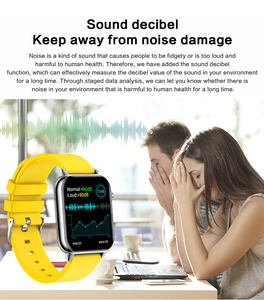 T95 montre intelligente 1.99 pouces HD grand écran Jyou Pro App BT appel musique véritable oxygène sanguin pour hommes femmes Android IOS T95 Smartwatch - Product Image 5