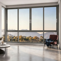 Ventanas Corredizas de Aluminio Modernas y Personalizadas, Resistentes a Tifones, de Fácil Instalación, para Viviendas