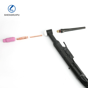 WP-18F linh hoạt ngọn đuốc đầu <span class=keywords><strong>350A</strong></span> làm mát bằng nước <span class=keywords><strong>Tig</strong></span> Hàn ngọn đuốc cơ thể cho <span class=keywords><strong>Tig</strong></span> ngọn đuốc - Product Image 3