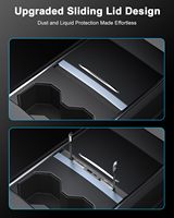 Chargeur rapide 65W Hub de charge USB 4 ports Chargeur de téléphone rétractable Hub USB C pour Tesla Model 3 Highland Model Y Juniper