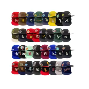 New gorras era in stock custom colorful 9 fifty 3D original embroidery logo acrylic 6 panel high quality hats snapback caps