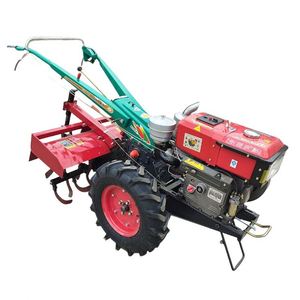 Hot Sale Farm Equipment Mini Plow 2 Wheel <b>Walking</b> Tractor with Disc Plough <b>Machine</b> - Product Image 1