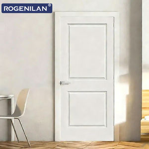 ROGENILAN Portes intérieures en bois composite minimalistes résistantes à l'humidité, <span class=keywords><strong>porte</strong></span> de séparation à économie <span class=keywords><strong>d</strong></span>'énergie pour les maisons - Product Image 2