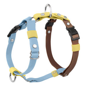 Harnais pour chien Kingtale en gros, personnalisable, réglable, avec blocage de couleur, en sangle enduite de PVC, avec <span class=keywords><strong>crochet</strong></span> en métal - Product Image 5