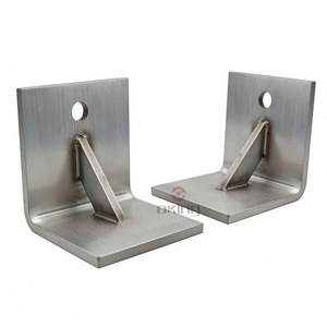 Murs extérieurs en pierre robustes sur mesure fixés avec de grands supports d'angle soudés en acier inoxydable - Product Image 3