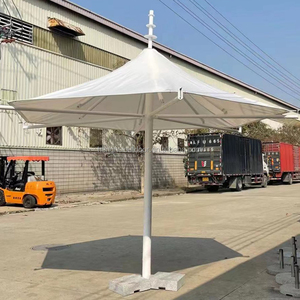 Chống gió tùy chỉnh thương mại không thấm nước độ bền kéo màng cấu trúc ô cho sân khách sạn Hồ bơi đồ gỗ ngoài trời - Product Image 6