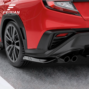 Spoiler d'angle arrière FEIXIAN à motif carbone pour Subaru WRX STI VB <span class=keywords><strong>2022</strong></span>+, texture premium, installation facile - Product Image 4