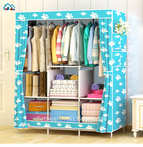 공장 도매 저렴한 옷장 부직포 접이식 옷장 - Product Image 6