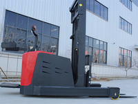 Chariot élévateur à palettes électrique en promotion, hauteur de levage 1,6 m - 2,5 m, chariot élévateur à palettes à batterie pour usage industriel en entrepôt