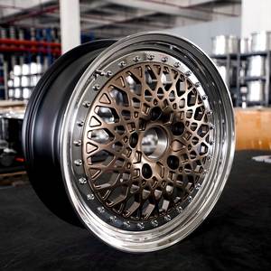 Rines Clásicos <span class=keywords><strong>Alpina</strong></span> de 17 y 18 Pulgadas, Rines Forjados de 3 Piezas para Carreras con ET de 35 mm/40 mm/25 mm y Acabado Pintado para BMW, Audi y Benz - Product Image 2