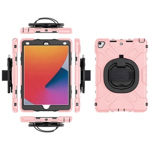 La custodia per tablet rotazionale a 360 gradi tripla e robusta più popolare per bambini per <span class=keywords><strong>apple</strong></span> <span class=keywords><strong>ipad</strong></span> <span class=keywords><strong>9th</strong></span> gen cover - Product Image 2