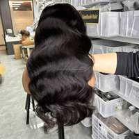 Échantillons de perruques brésiliennes HD Lace Frontal en cheveux humains semi-naturels vietnamiens sans colle pour avis des fournisseurs