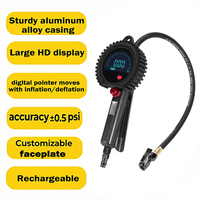 Manomètre numérique intégré Seapeng, double mode gonflage/dégonflage, portable, rechargeable, multi-unités, arrêt automatique