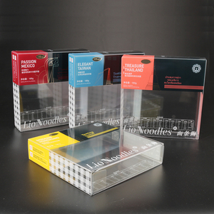 Logo Tùy Chỉnh Gói Mỹ Phẩm Trong Suốt Trực Quan Mềm Nhăn PET <span class=keywords><strong>PVC</strong></span> Acetate Hộp Bao Bì - Product Image 3