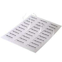 Kertas terintegrasi A4 kosong cetak kustom alamat pengiriman FBA kertas Label lengket untuk Printer Laser/Inkjet