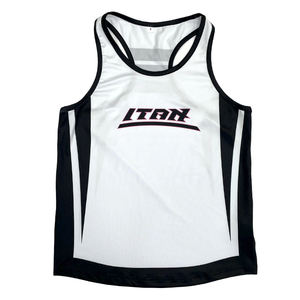 Sports de plein air hauts de course personnalisé Club entraînement sans manches gilet coupe-vent imprimé grande taille printemps vêtements de course ensemble - Product Image 2