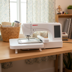 Máquina de Bordar Computarizada Automática con Soporte USB, Precio Doméstico, Patrones Personalizados, Extensión de Bordado en Blanco - Product Image 1