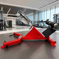 Chaise de fitness commerciale en métal, type banc romain, pliable, avec dossier réglable, pour l'entraînement abdominal et musculaire du dos et de la taille