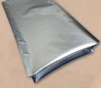 Bolsas de Fondo Plano de Aluminio Plateado Transparente, Resellables y a Prueba de Olores para Té, Café, Nueces, Alimentos para Bebés y Mascotas