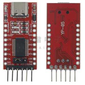 FT232RL USB To TTL Module Type C Interface 3.3V 5V Downloaders Programming <b>Cable</b> Serial <b>Communication</b> Board 36x18mm - Product Image 4