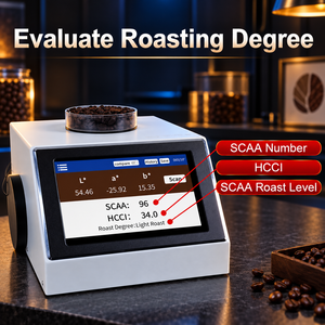 Spectrophotomètre numérique à café LS177C avec application Bluetooth pour correspondance du degré de torréfaction SCAA HCCI et ouverture de 50 mm - Product Image 1